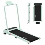 Everfit 3 in 1 Walking Pad Treadmill 12% Incline Foldable Under Desk Treadmills 40cm Belt Green - Image 4