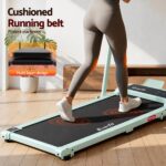 Everfit 3 in 1 Walking Pad Treadmill 12% Incline Foldable Under Desk Treadmills 40cm Belt Green - Image 11