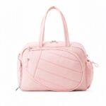 Everfit Tennis Tote Bag Gym Bag Sports Duffle Bags Holds 2 Rackets Pink - Image 3