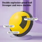 Hemisphere Trainer – Portable Inflatable Balance Trainer, specifically designed for core training, yoga, rehabilitation, and Pilates, equipped with a stable base. Suitable for home gyms, fitness centers, and physical conditioning.(GREY) - Image 3