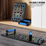 Multifunctional Folding Push-up Board, Home Fitness Push-up Stands, Versatile Home Exercise Equipment. It helps exercise and strengthen shoulders, chest, back, and triceps, improving overall fitness. - Image 4