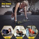 Multifunctional Folding Push-up Board, Home Fitness Push-up Stands, Versatile Home Exercise Equipment. It helps exercise and strengthen shoulders, chest, back, and triceps, improving overall fitness. - Image 10