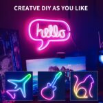 16.4FT Led Neon Rope Lights with APP/Remote Control, Flexible DIY Design, Music Sync Neon Lights for Wall Decor, Outdoor IP67 Waterproof, RGB LED Strip Lights for Bedroom, Living, Gaming, Party - Image 7