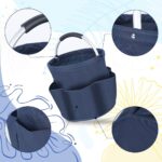 17L Cleaning Organizer Caddy with Handle,Large Folding Cleaning Basket Bag,Multifunction Collapsible Waterproof Gardening Tool Storage Bag - Image 2