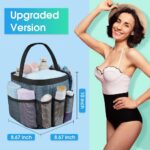 Mesh Shower Caddy Portable for College Dorm Room Essentials with 8 Pockets,Hanging Shower Caddy Dorm Basket,Quick Dry Shower Bag for Bathroom - Image 5