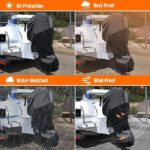 420D Oxford Outboard Motor Cover, Waterproof UV Resistant Boat Engine Protective Cover for Yacht Fishing Boat 175-225HP - Image 6