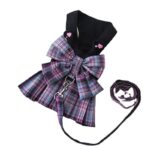 Dog Harness Skirt Traction Polyester 273 Vest Traction Wine Red XXL (chest circumference 58 back length 40cm) - Image 7