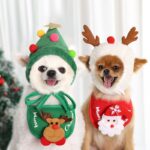 Weiwang Cartoon Pet Hat Christmas Deer Antlers White hat antlers L (good for 4.00 kg-7.50 kg pets) - Image 4