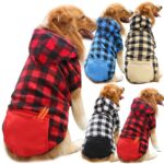 Shining Pet Sweatshirt Polyester Zipper Pocket Big Dog Zipper Pocket Sweatshirt Ginger L (bust 47CM about 4.00 kg-5.50 kg pets) - Image 3