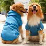 Shining Pet Sweatshirt Polyester Zipper Pocket Big Dog Zipper Pocket Sweatshirt Ginger L (bust 47CM about 4.00 kg-5.50 kg pets) - Image 4