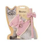Zichen Cat Harness Vest Style Cotton Traction Rope Blue (cinnamon dog bow) S(1.0 recommendation 1.50 kg-3.50 kg - Image 5