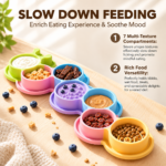 Interactive Slow Feeder Mat for Cats and Dogs – 7-Compartment Silicone Lick Mat with Textured Patterns, Non-Slip Eating Tray for Anxiety Relief, Digestive Health, and Mess-Free Meals at Home (Green) - Image 8