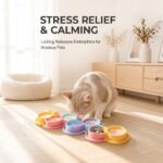 Interactive Slow Feeder Mat for Cats and Dogs – 7-Compartment Silicone Lick Mat with Textured Patterns, Non-Slip Eating Tray for Anxiety Relief, Digestive Health, and Mess-Free Meals at Home (MultiColor B) - Image 7