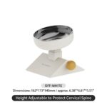 Elevate Your Cat’s Dining Experience with an Adjustable Anti-Slip Feeding Bowl, Featuring a Durable Stainless Steel Inner Liner and Three-Level Height Settings for Comfortable, Stable Mealtime Posture at Home. (White) - Image 2