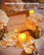 Flickering LED Candles for Wedding, Halloween, Christmas & Event Decorations (Warm White) - Image 2