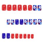 Press-On Nails Full Set for Nail Art Enthusiasts, Perfect for Daily Wear & Special Occasions (Royal Blue) - Image 2