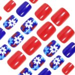 Press-On Nails Full Set for Nail Art Enthusiasts, Perfect for Daily Wear & Special Occasions (Royal Blue) - Image 3