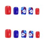 Press-On Nails Full Set for Nail Art Enthusiasts, Perfect for Daily Wear & Special Occasions (Royal Blue) - Image 4