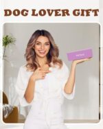 Funny Cozy Socks for Dog Lovers, Perfect Christmas, Birthday, Gifts for Mom, Wife, Dog Moms (Purple) - Image 2