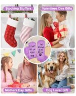 Funny Cozy Socks for Dog Lovers, Perfect Christmas, Birthday, Gifts for Mom, Wife, Dog Moms (Purple) - Image 7