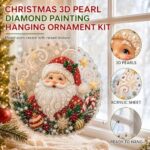 DIY Christmas Diamond Art Hanging Decoration for Festive Home & Party Decor (red) - Image 3