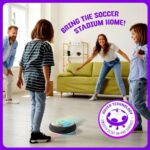 Indoor Hover Soccer Ball for Kids 5-12, Light-Up Fun for Birthday Gifts and Games (iridescent transparent) - Image 6