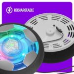 Indoor Hover Soccer Ball for Kids 5-12, Light-Up Fun for Birthday Gifts and Games (iridescent transparent) - Image 7