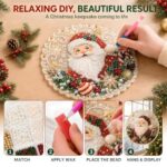 DIY Christmas Diamond Painting Wreath for Festive Home Decor (red) - Image 6