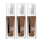 3x Maybelline Super Stay 30H Active Wear Foundation 30ml - 78 DEEP BRONZE - Image 2