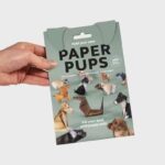 2 Pack Dog pattern DIY 3D Paper animal Origami Kit -  Sheets Foldable animal Craft Set - Creative Desktop Decoration, Kids Art Activity and Stress Relief Toy - Unique Pet Lover Gift