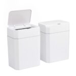 Artiss Rubbish Bin 12L 2-Pack Sensor Kitchen Automatic Motion Touchless White - Image 2