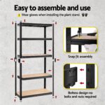 Giantz 2-Rack Garage Shelving 1.5X0.7m Warehouse Shelves Storage Rack Pallet Racking - Image 7