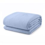 Giselle Cooling Blanket 130cm x 170cm Double Sided Summer Throw Lightweight Blue - Image 8