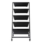 Green Fingers 5 Tier Vertical Raised Garden Bed Mobile Planter Box with Locking Wheels - Image 11
