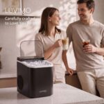 LUVIMO 12kg Ice Maker Machine Full Open Cover Deep Clean - Black - Image 10