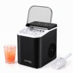 LUVIMO 12kg Ice Maker Machine Full Open Cover Deep Clean - Black - Image 11