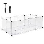 i.Pet Pet Dog Playpen 20 Panels with Baseboard DIY Enclosure Small Animal Rabbit Pen - Image 2