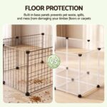 i.Pet Pet Dog Playpen 20 Panels with Baseboard DIY Enclosure Small Animal Rabbit Pen - Image 7