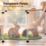 i.Pet Pet Dog Playpen 20 Panels with Baseboard DIY Enclosure Small Animal Rabbit Pen - Image 8