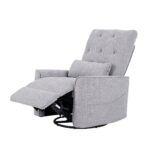 Artiss Electric Massage Recliner Chair with 270° Swivel & Heat, Grey - Image 4