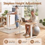 Artiss 100cm Standing Desk Treadmill Motorised Natural Wood - Image 7