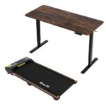 Artiss 140cm Standing Desk Treadmill Motorised Rustic Brown - Image 2