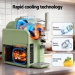Devanti 5in1 Slushie Machine Ice Cream Maker 2L Sage Green - Image 6
