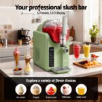 Devanti 5in1 Slushie Machine Ice Cream Maker 2L Sage Green - Image 7