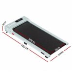 Everfit 3 in 1 Walking Pad Treadmill 12% Incline Under Desk Treadmills for Home Gym 38cm Belt Green - Image 3
