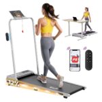 Everfit 3 in 1 Walking Pad Treadmill 12% Incline Under Desk Foldable for Home With 38cm Belt Silver - Image 2
