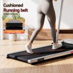 Everfit 3 in 1 Walking Pad Treadmill 12% Incline Under Desk Foldable for Home With 38cm Belt Silver - Image 13