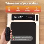 Everfit 3 in 1 Walking Pad Treadmill 12% Incline Under Desk Treadmills for Home Gym 40cmBelt Beige - Image 8