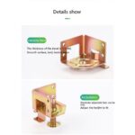 T Tulead Metal Leveling Feet Heavy Duty Leveler Legs Adjustable Cabinet Levelers Furniture Feet Corner Leveling Legs Pack of 4 - Image 3