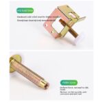 T Tulead Metal Leveling Feet Heavy Duty Leveler Legs Adjustable Cabinet Levelers Furniture Feet Corner Leveling Legs Pack of 4 - Image 4